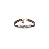 Pulseras y tobilleras de cuero vintage elástico para mujer