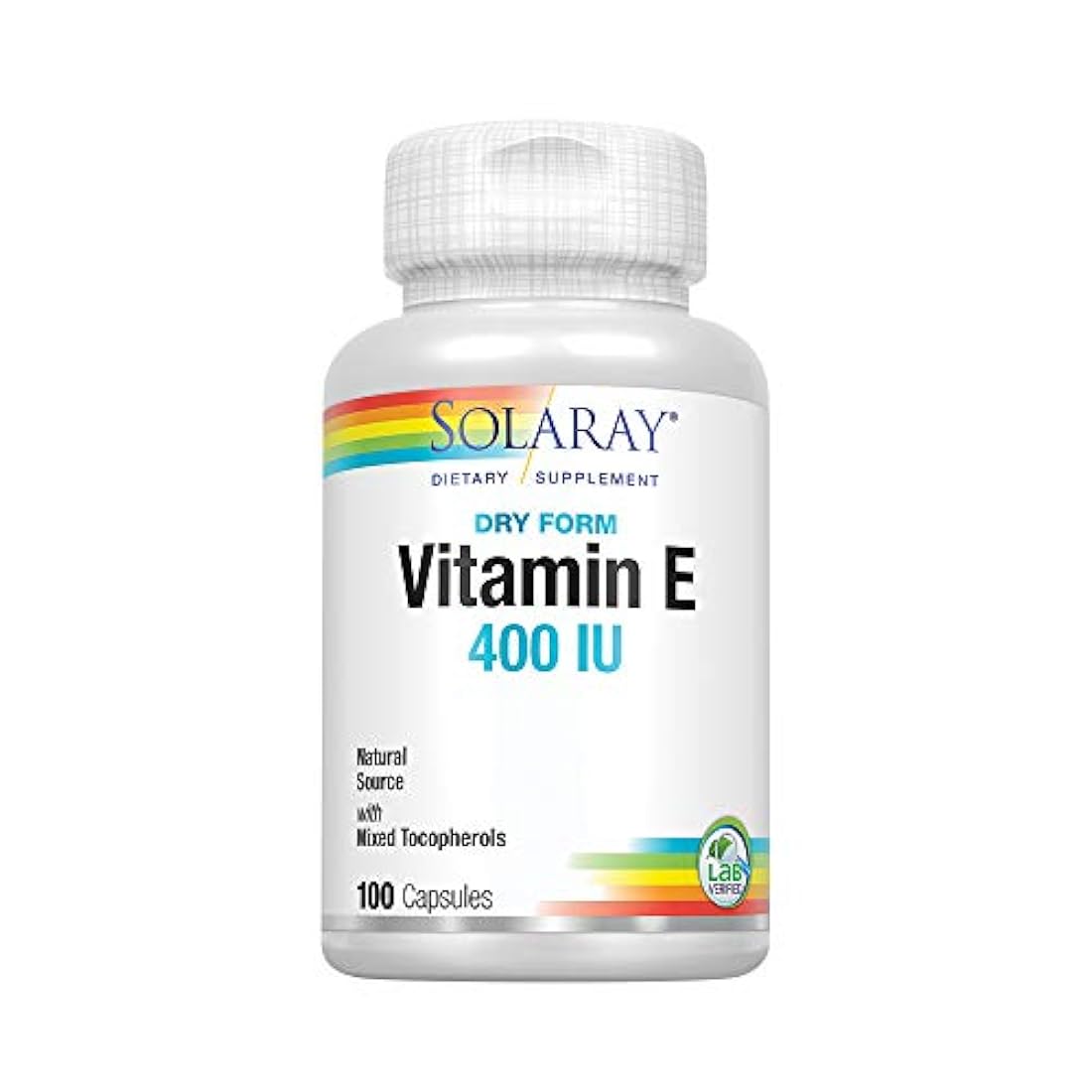 Solaray seco e 400 Lu Cápsulas, 100 Count