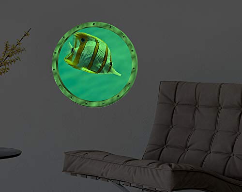 Vinilos Adhesivos de Pared Ocean View - Amaonm, 3D, 12x12