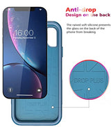 Diverbox for iPhone Xr Case [Shockproof] [Dropproof] [Dust-Proof],Heavy Duty Protection Phone Case Cover for Apple iPhone XR (Blue)