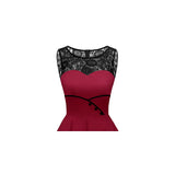 Vestido de cóctel para mujer estilo vintage talla L