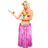 Disfraces Juego de 8 piezas de falda hawaiana