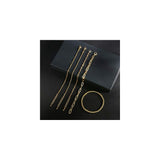 Pulseras Juego de pulseras de oro para mujeres y niñas