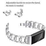 Taolla - Pulsera de repuesto para Fitbit Charge 3 de acero