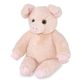 Peluche de cerdo color rosa de 15 in. Bearington Collection