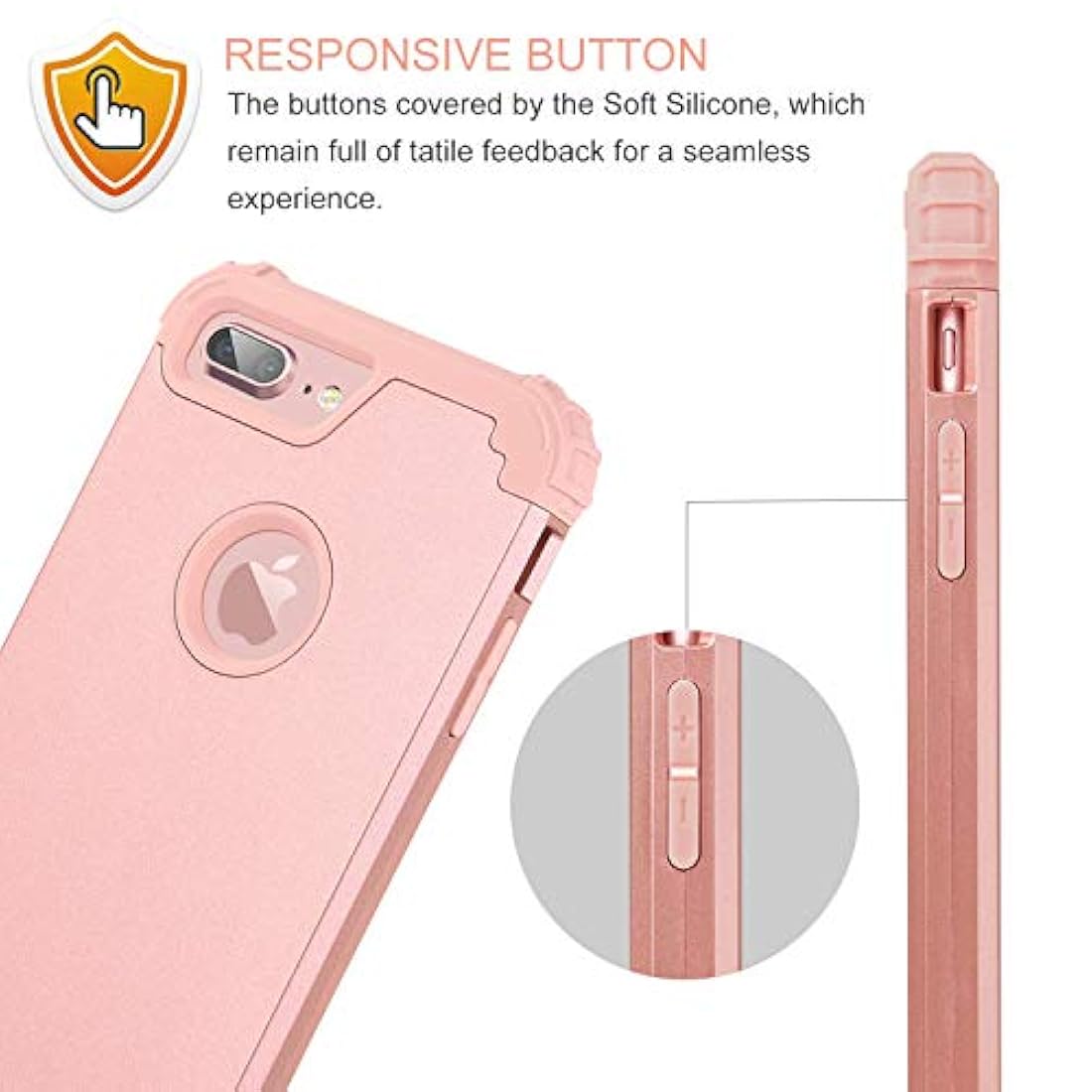 BENTOBEN funda para iPhone 7 Plus a prueba de golpes