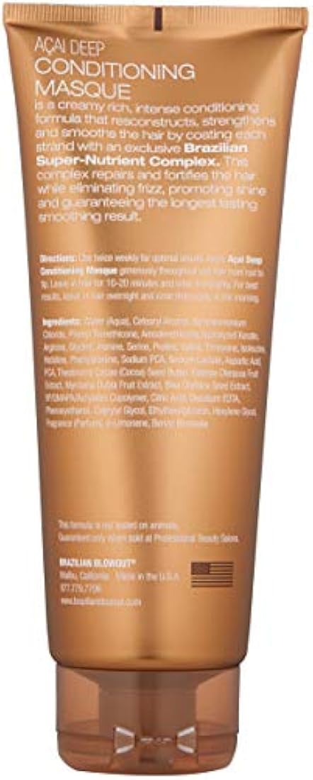 Mascarilla de acondicionamiento profundo acai brasileña