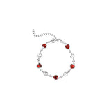 Pulseras y tobilleras de piedra natal para mujer