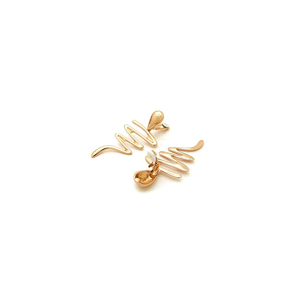 Aretes geométricos de gran tamaño para mujeres