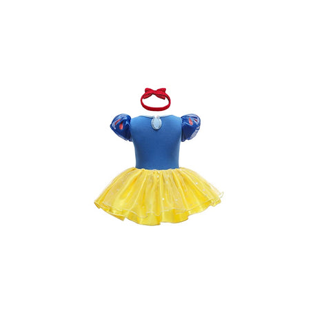 Disfraz Mameluco con diadema para bebé Blancanieves 3-6 mes