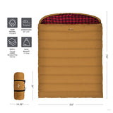 TETON deportes Mammoth Saco de dormir doble.