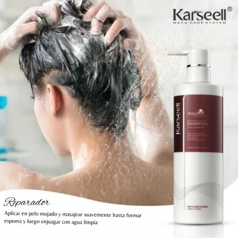 Champú Herbal Hidratante Reparador para Cabello Seco y Dañado