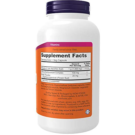 Now Foods C-1000 Cápsulas, 250 Cápsulas, 0692, 250, 1, 1