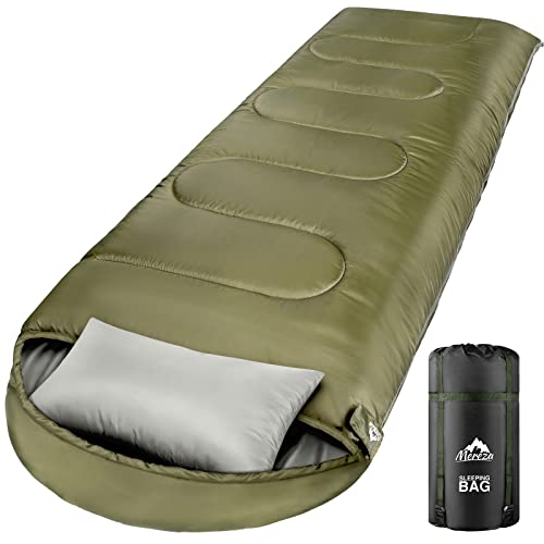 Saco de dormir para adultos XL para clima frío con saco