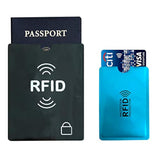 Portadocumentos de viaje de bloqueo RFID
