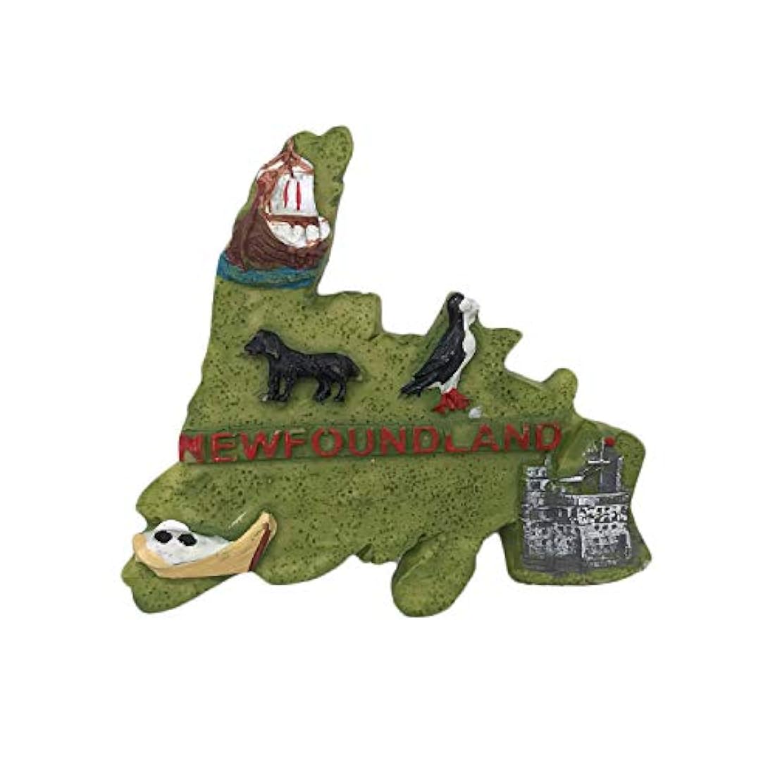 Imán para nevera en 3D Terranova  Tamaño 7 × 5 cm