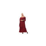 Disfraz Vestido victoriano novia medieval talla XX-L/3X-L