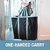 Cesta de lavandería plegable CleverMade 64L con asas largas