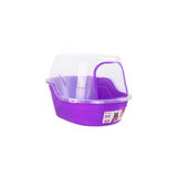 Petphabet Caja de arena para gatos con capucha extragrande