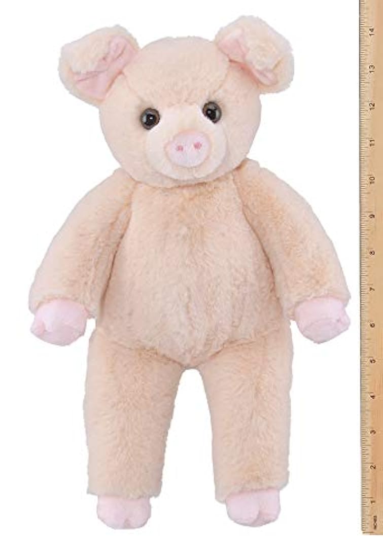 Peluche de cerdo color rosa de 15 in. Bearington Collection