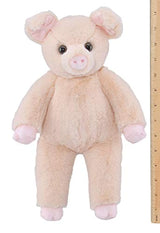 Peluche de cerdo color rosa de 15 in. Bearington Collection