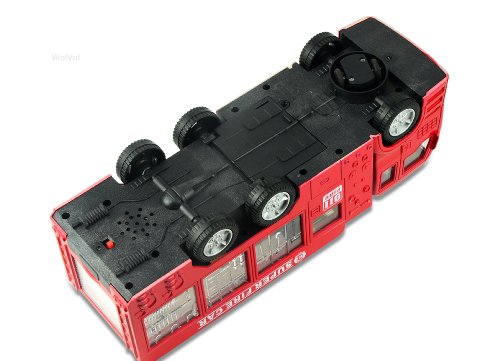 Juguete de camión de bomberos eléctrico WolVol