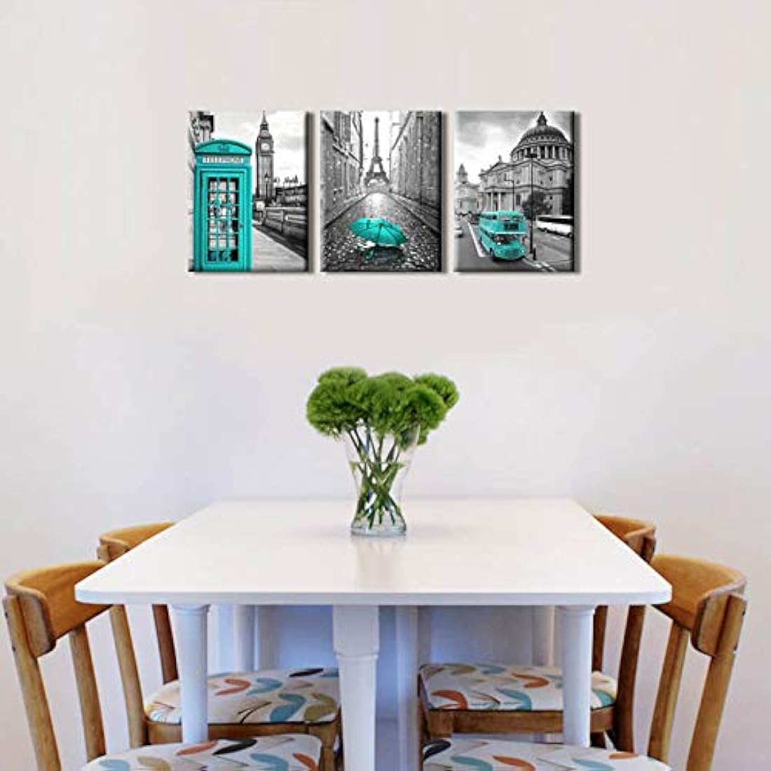 Maectpo Paris - Cuadro decorativo para dormitorio, lienzo