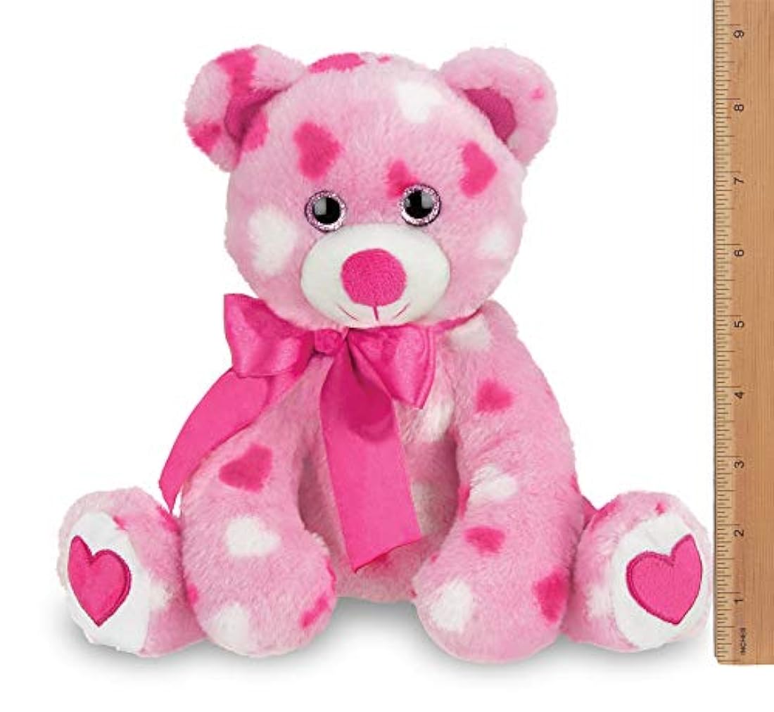 Oso de peluche con corazones 8.5 pulgadas