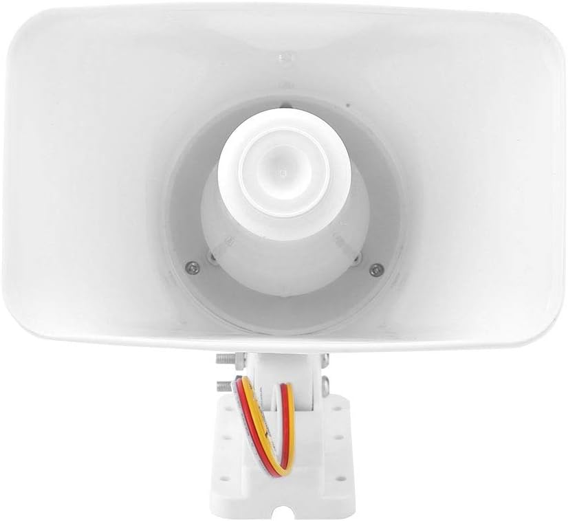 Wired Alarm Siren Horn, 150 dB DC 12V Dual Tone Wired Horn Siren