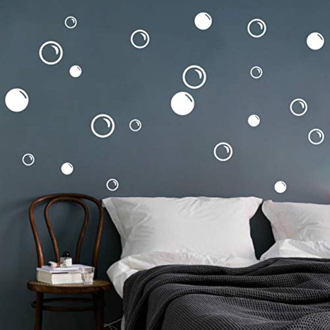 90 pegatinas grandes de jabón para pared de baño.