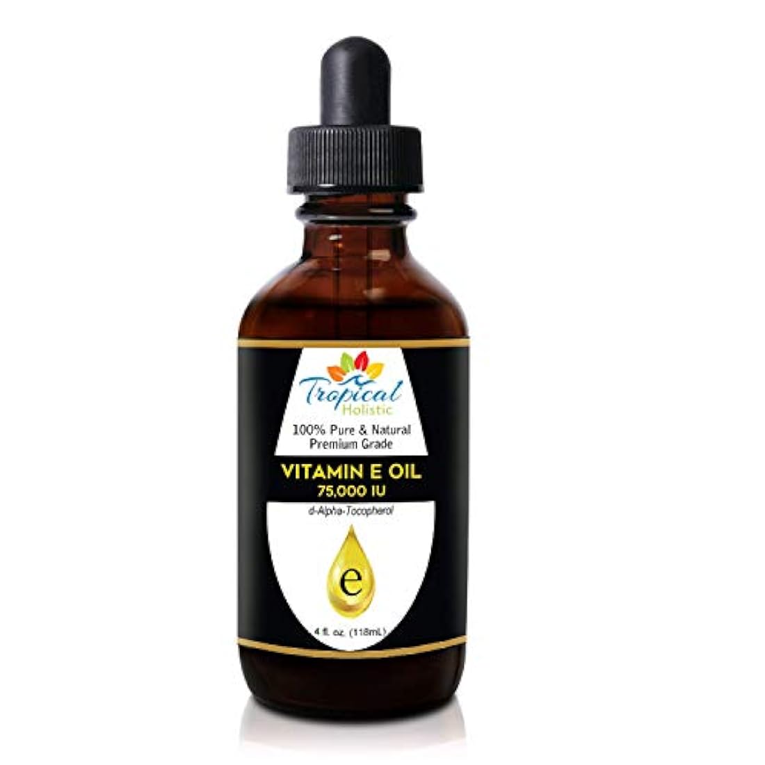 Tropical Holistic - Aceite de vitamina E 100% puro, 4oz