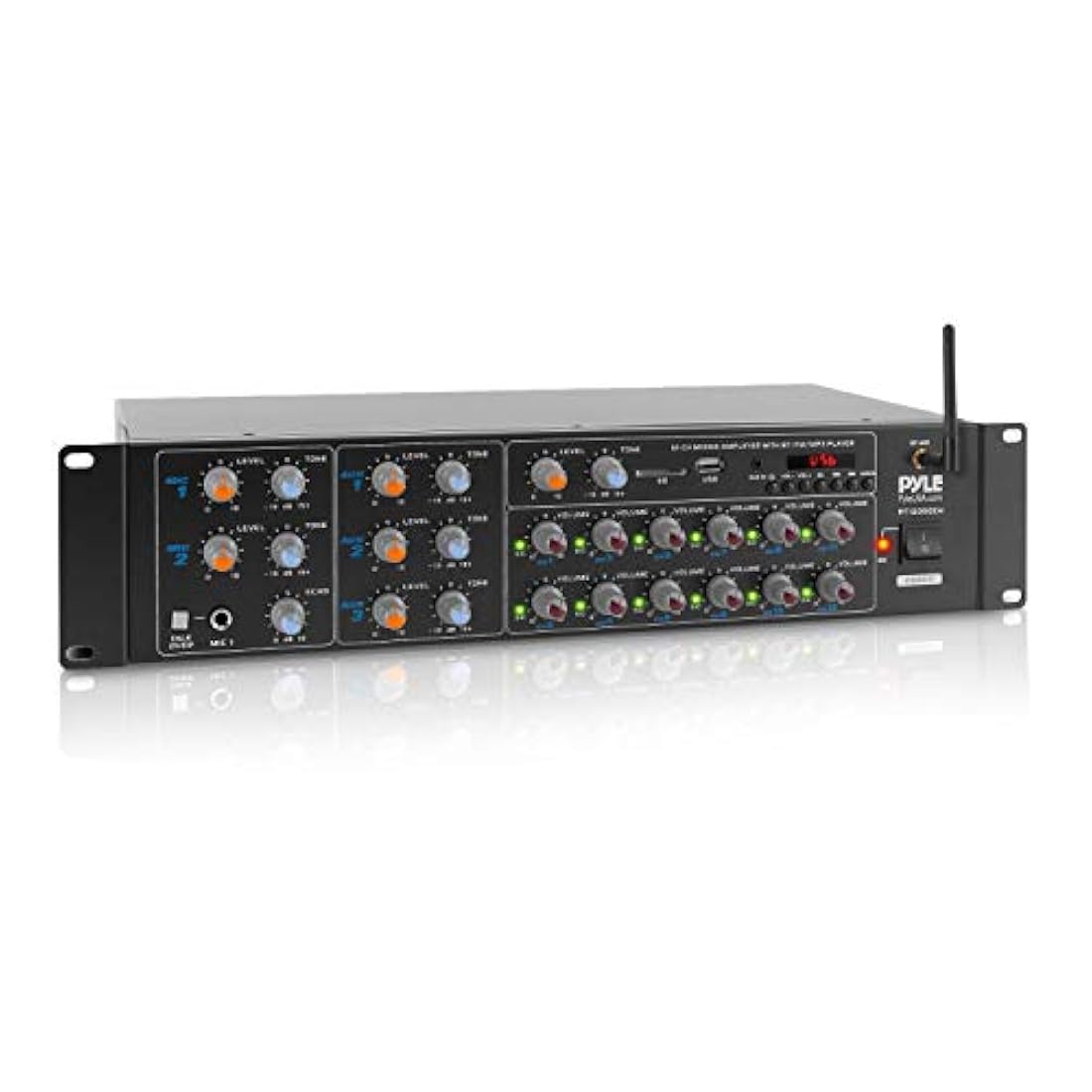 Amplificador de potencia inalámbrico PYLE-HOME PT12050CH