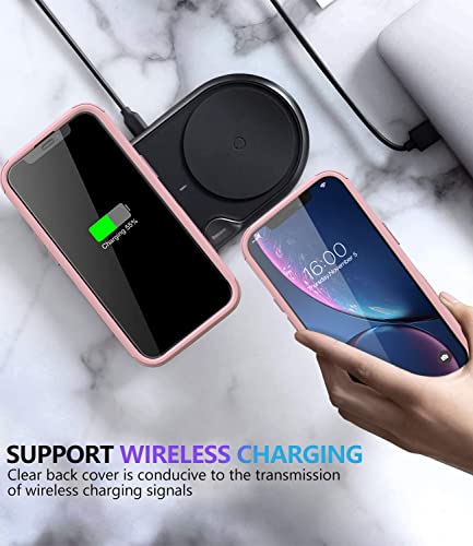 Diverbox Funda para iPhone Xr [a prueba de golpes, a prueba de gotas] [a prueba de polvo], resistente funda de protección para Apple iPhone XR (rosa)