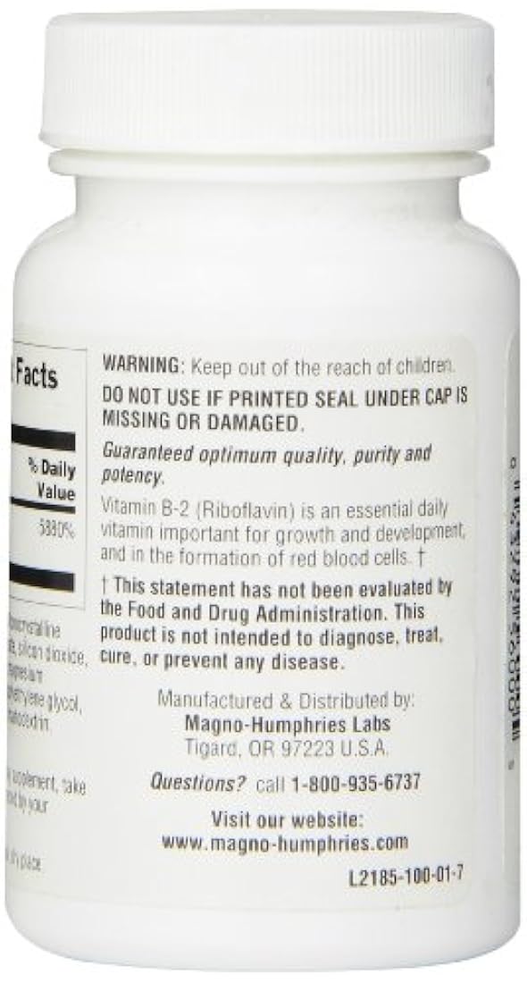 Optimum vitamina B-2 tabletas, 100 mg, 100 unidades
