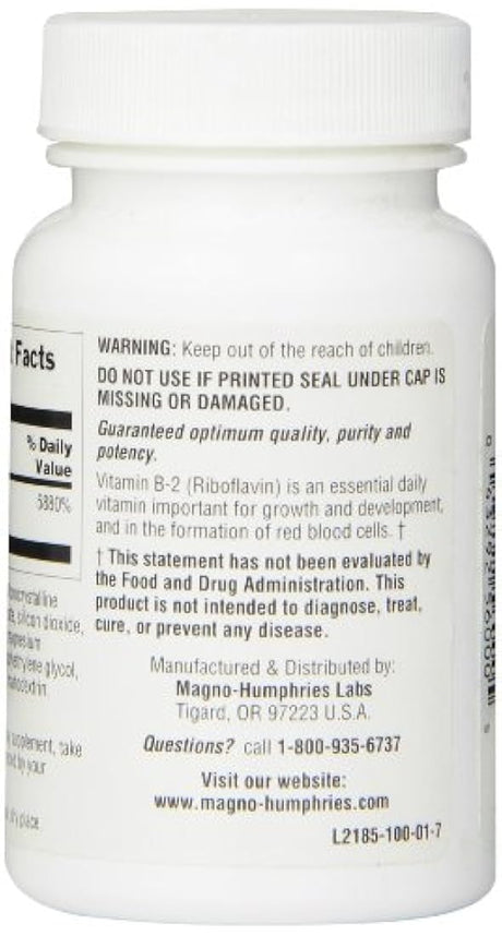 Optimum vitamina B-2 tabletas, 100 mg, 100 unidades