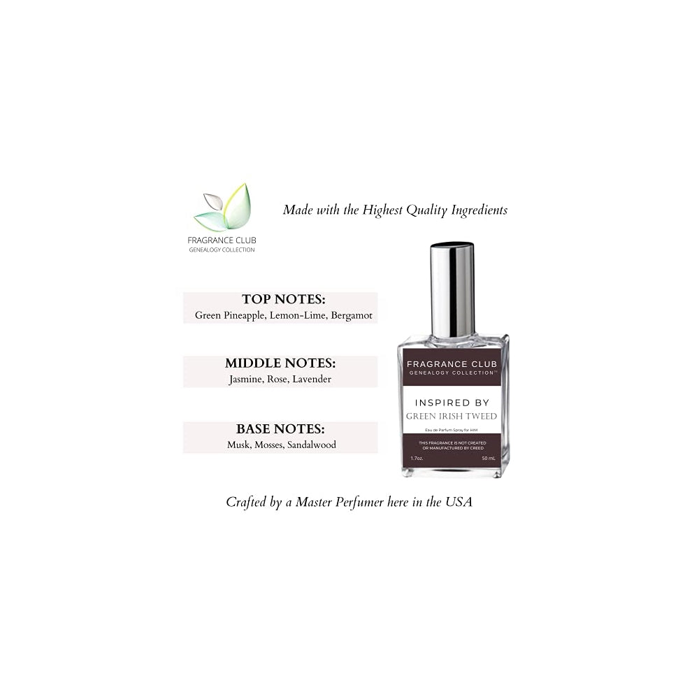 Perfumes Inspirada en Tweed Irlandés Verde para Hombres