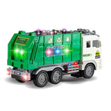 Camión de basura de juguete para niños con luces y sonidos