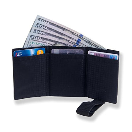 Billetera de nailon para hombre con bloqueo RFID