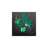 Aretes de trébol de San Patricio para mujer