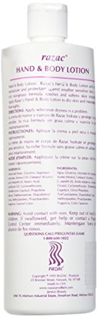 Razac Hand & Loción Corporal, paquete de de 2