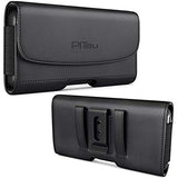 Bomea Funda para iPhone 8 Case, iPhone 6 6S iPhone 7 Hecha de cuero sintético de alta calidad. Con soporte para cinturón. Delgada y rígida. Con ranura para tarjetas o DNI. Color negro
