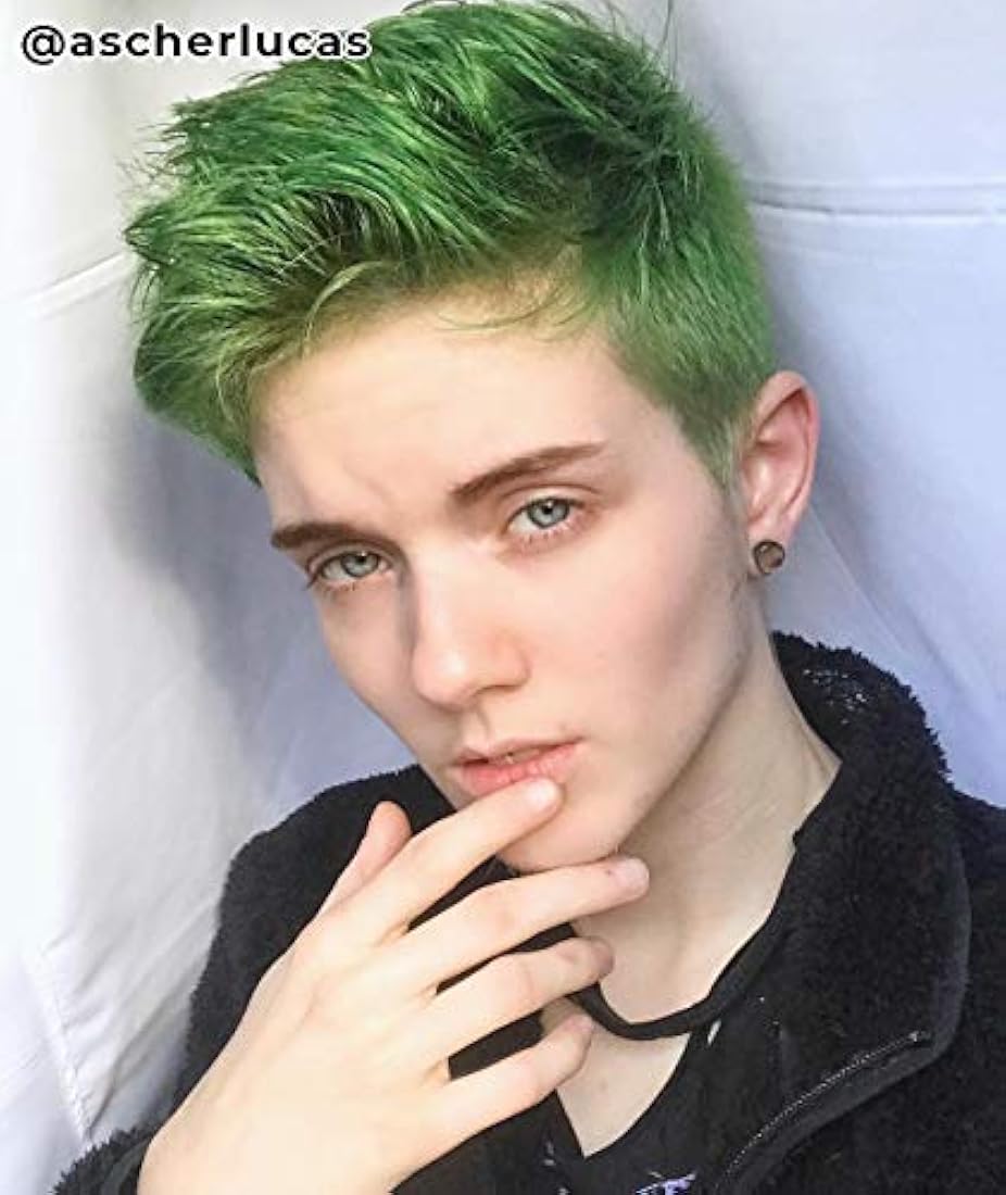 Tinte de cabello semipermanente 4 onzas Verde