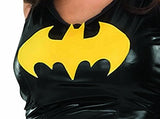 Disfraz de Batgirl para adultos sexy de DC Comics, negro,