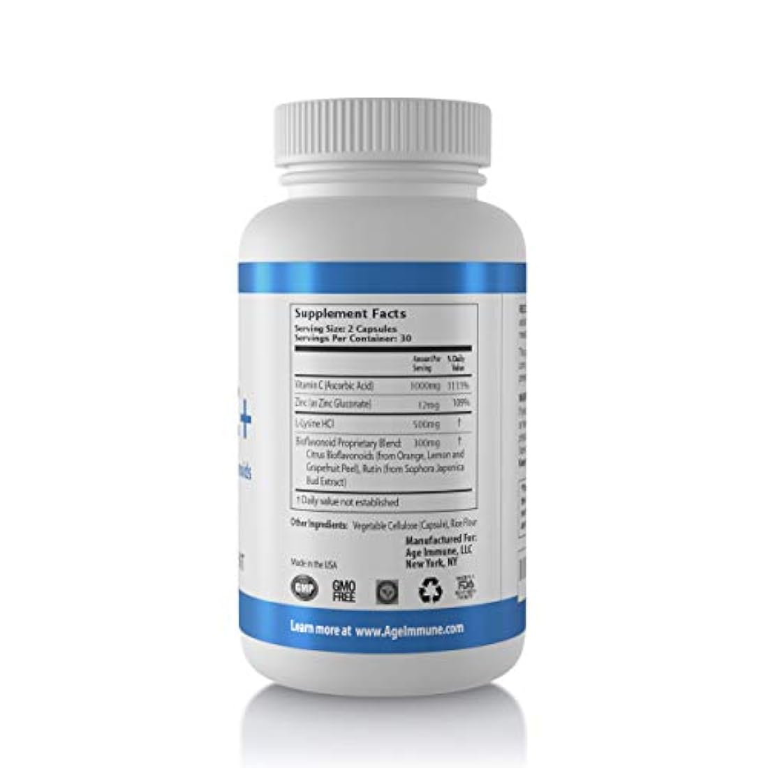 Edad Inmune Vitamina C 1000mg (como ácido ascórbico)