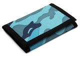 Cartera de nailon con tres pliegues para hombres