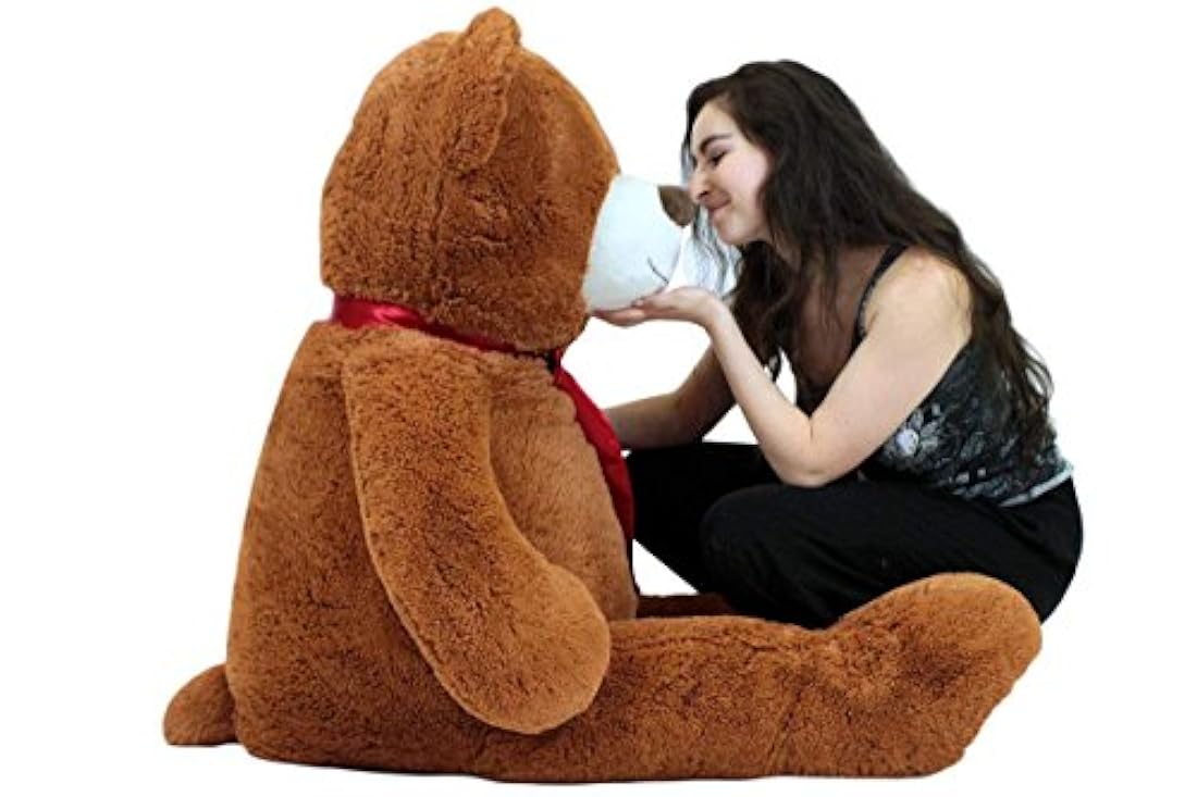 Peluche suave Animal de la felpa vida tamaño Big con patas Bigfoot