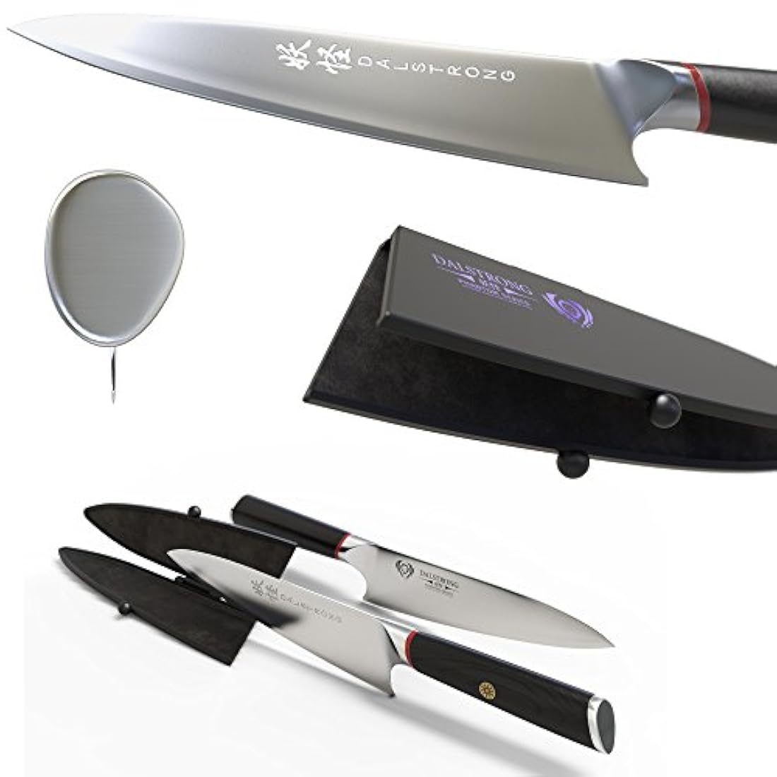 Dalstrong Cuchillo de chef de acero japonés