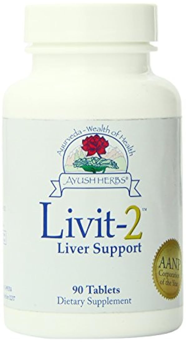 Ayush Hierbas Inc Suplemento de hierbas, livit-2, 90 Count
