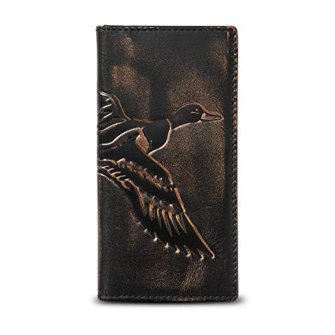 HOJ Co. DUCK - Cartera larga de piel de grano completo