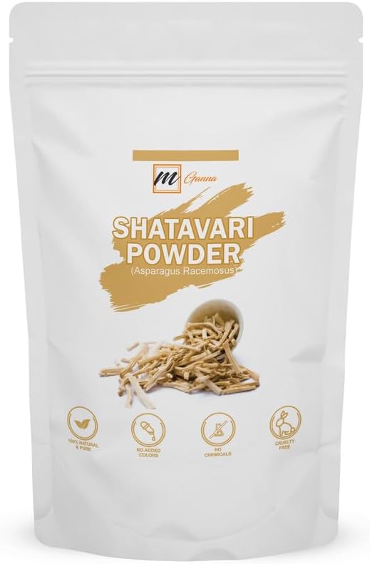 Shatavari Racemosus Natural en Polvo para Piel y Cabello